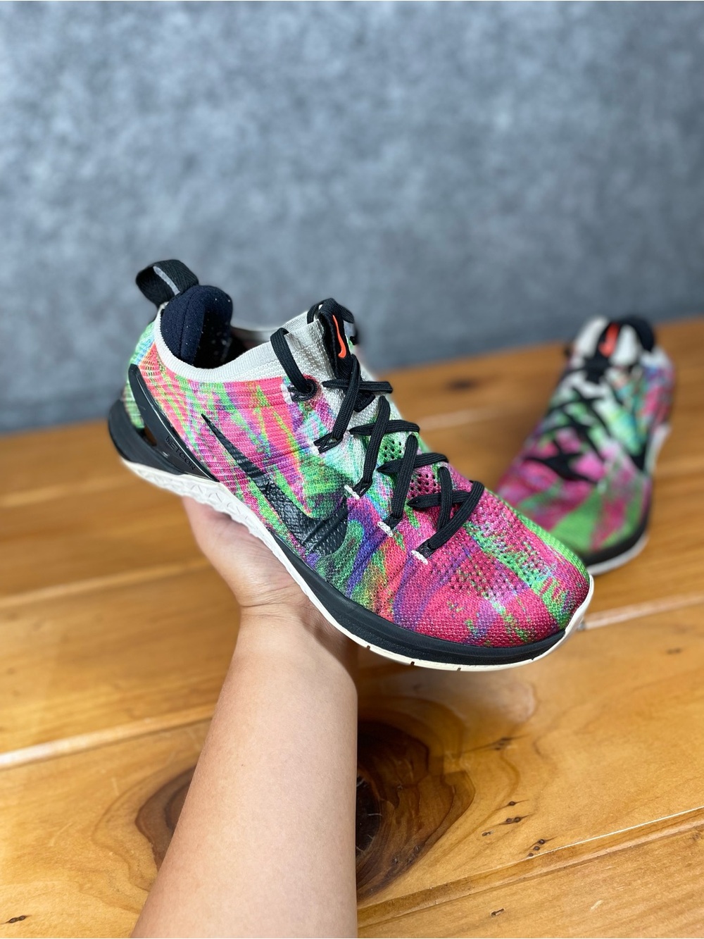 Nike Metcon DSX Flyknit 2 Men’s 7.5 WOD Paradise Gym Training Shoes AH7843-180 - Picture 15 of 16